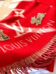 Louis Vuitton Precious Rabbit LV Essential Scarf Red For Women