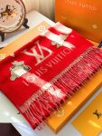 Louis Vuitton Precious Rabbit LV Essential Scarf Red For Women