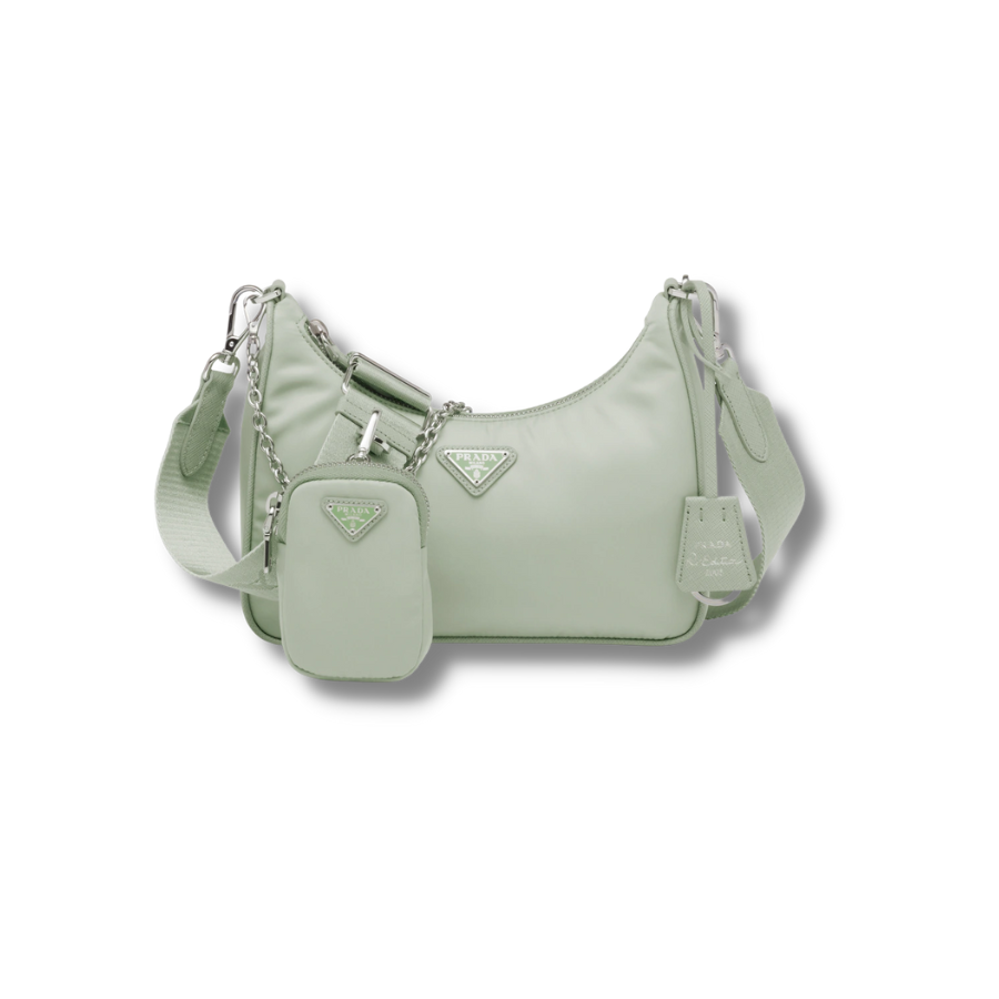 Re-Edition 2005 Re-Nylon Bag Aqua For Women-1BH204_R064_F0934_V_V9L