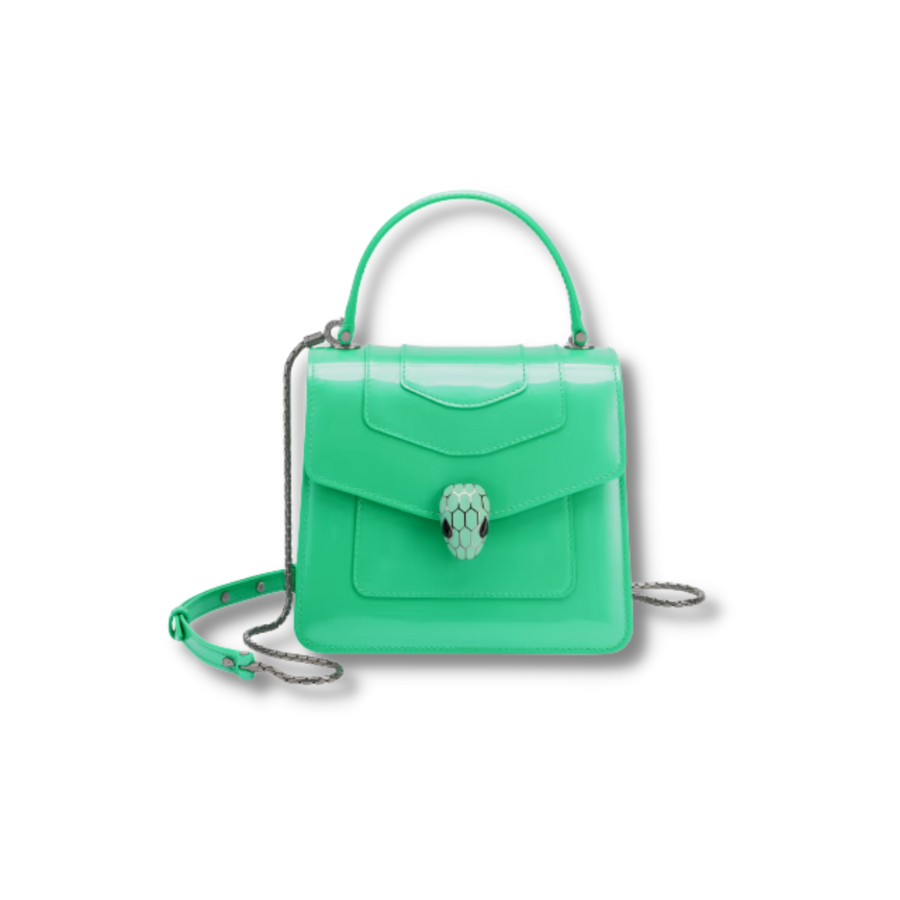 Serpenti Forever Top Handle Green For Women-291323