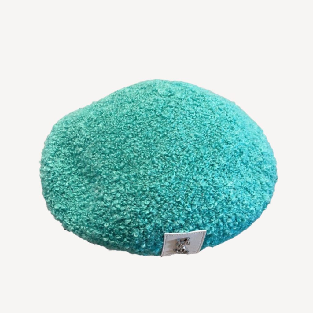 Saint Laurent Berets Hat Winter Jade Green For Women