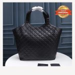 [True-to-ORIGINAL] Saint Laurent Icare Maxi Shopping Bag Black For Women 16.9in/43cm 698651AAANG1000