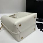 Saint Laurent Le 37 In Shiny White/Brown For Women 25cm / 9.8in