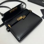 Saint Laurent Manhattan Mini Crossbody Bag Black For Women 19cm / 7.5in 7277660SX0W1000