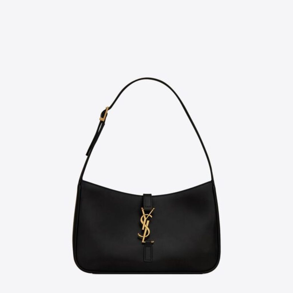 Saint Laurent YSL Small ‘Le 5 À 7 Hobo Bag Black For Women 9in/23cm 6572282R20W1000