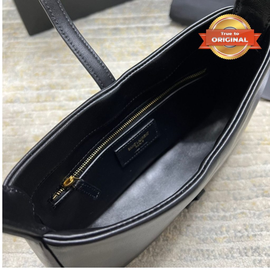 [True-to-ORIGINAL] Saint Laurent YSL Small ‘Le 5 À 7 Hobo Bag Black For Women 9in/23cm 6572282R20W1000