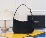 Saint Laurent YSL Small ‘Le 5 À 7 Hobo Bag Black For Women 9in/23cm 6572282R20W1000