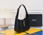 Saint Laurent YSL Small ‘Le 5 À 7 Hobo Bag Black For Women 9in/23cm 6572282R20W1000