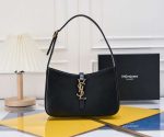 Saint Laurent YSL Small ‘Le 5 À 7 Hobo Bag Black For Women 9in/23cm 6572282R20W1000