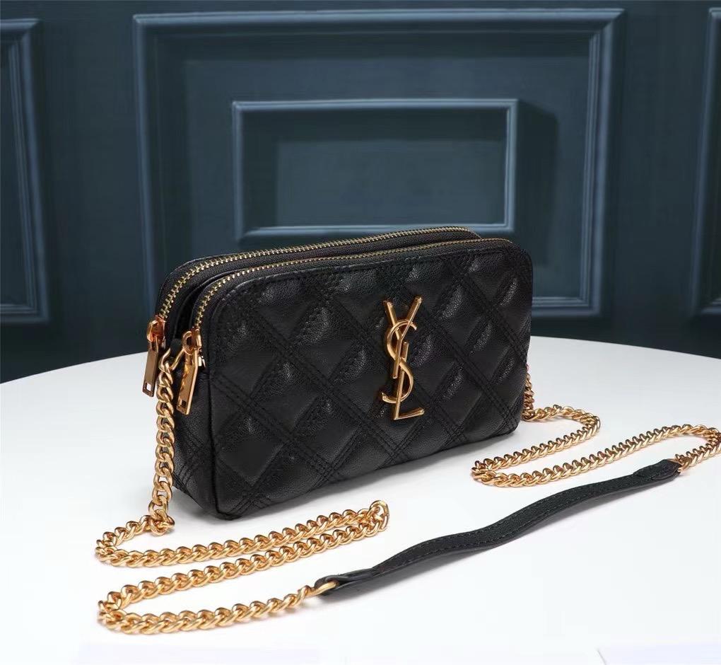 Saint Laurent Becky Crossbody Bag Black For Women 7in/18cm YSL P00533588