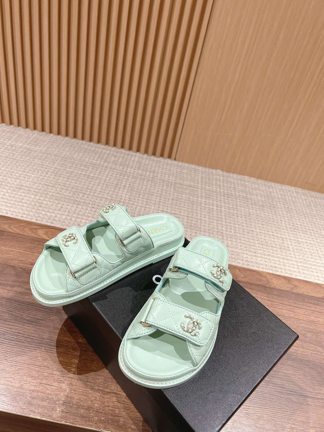 Sandals-With-Chanel-Logo-1-2