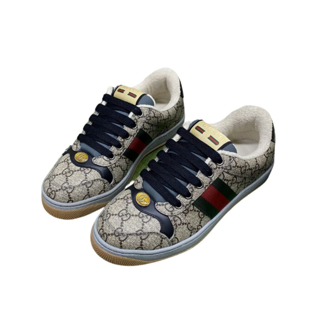 Gucci Screener GG Sneaker Grey For Men