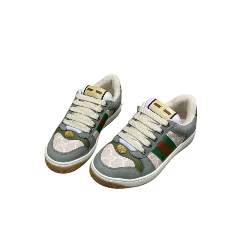 Gucci Screener GG Sneaker Grey For Men