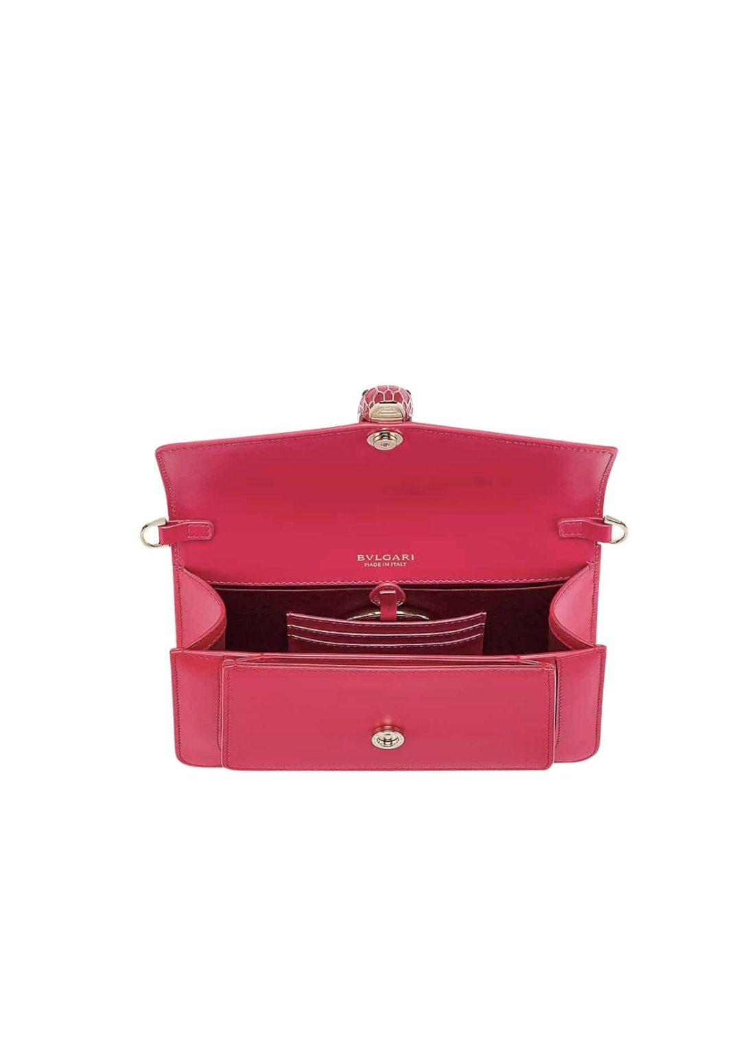 Serpenti Forever East-West Shoulder Bag Pink For Women 292529