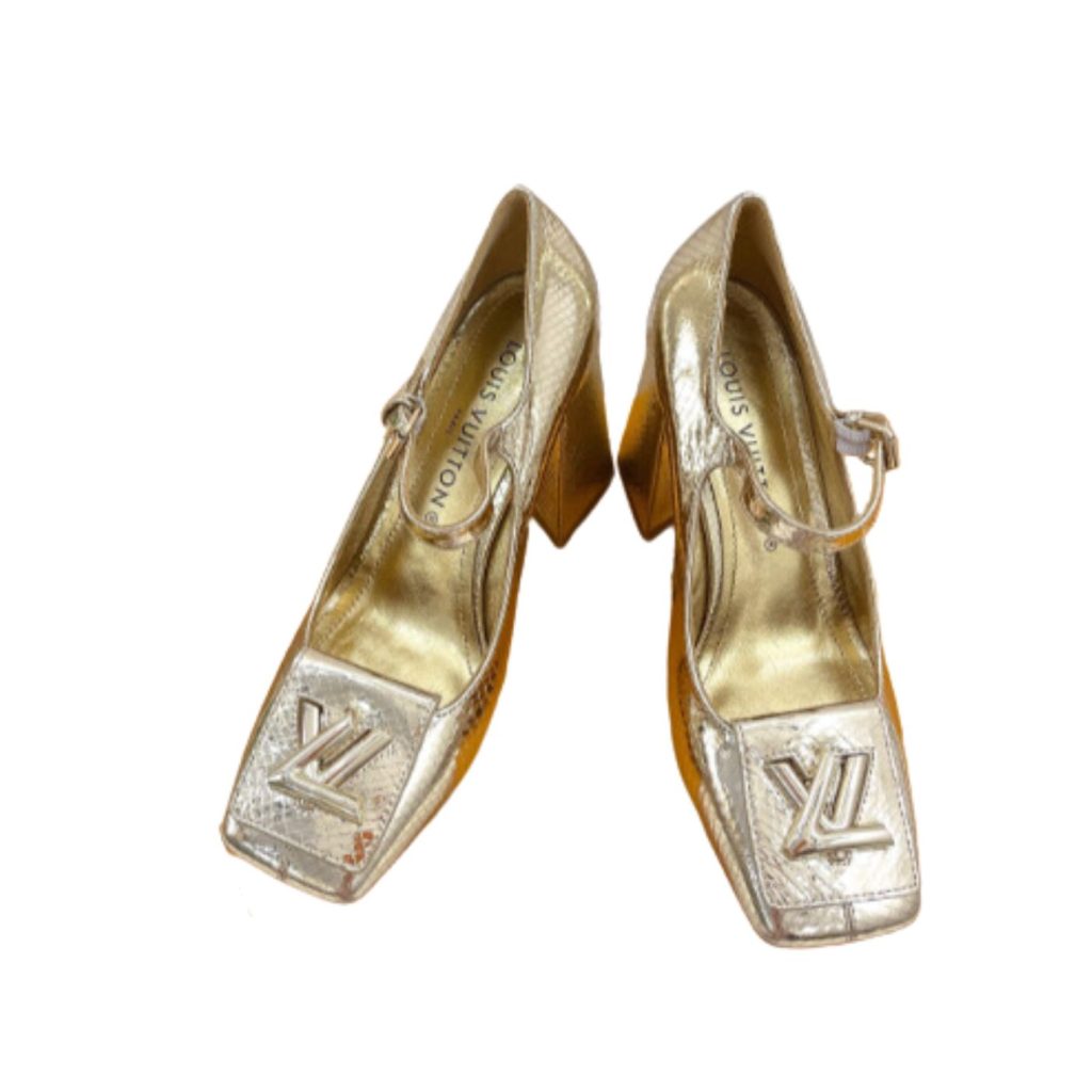 Louis Vuitton Shake Pump Gold For Women 8.5 cm / 3.3-inch