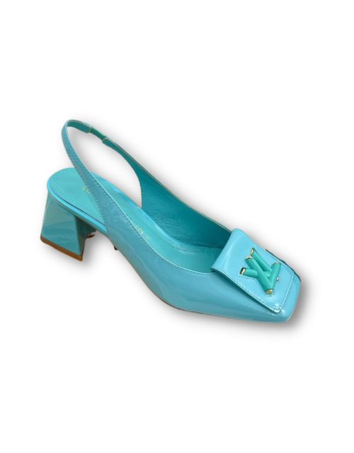 Louis Vuitton Shake Slingback Pump Jade Green For Women 1AB0VF