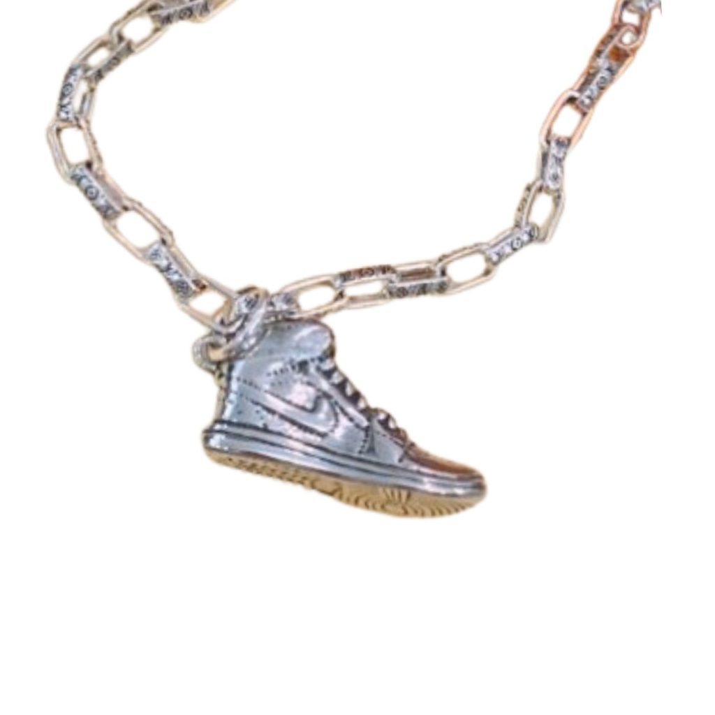 Shoe Necklace Silver For Women