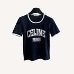 Celine Short Sleeved T-Shirt Black For Women