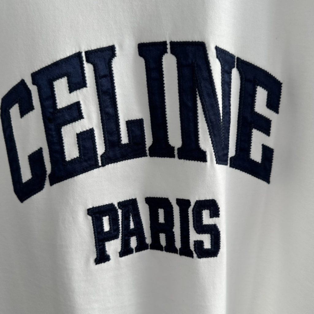 Celine Short Sleeved T-Shirt White For Women