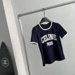 Celine Short Sleeved T-Shirt Black For Women