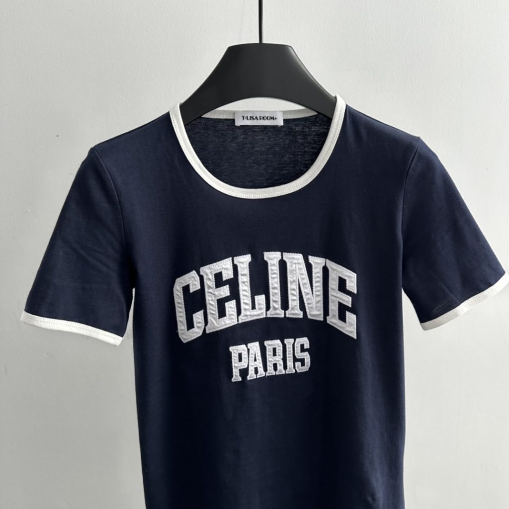 Celine Short Sleeved T-Shirt Black For Women