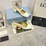 Prada Slingback Exull Pumps White For Women