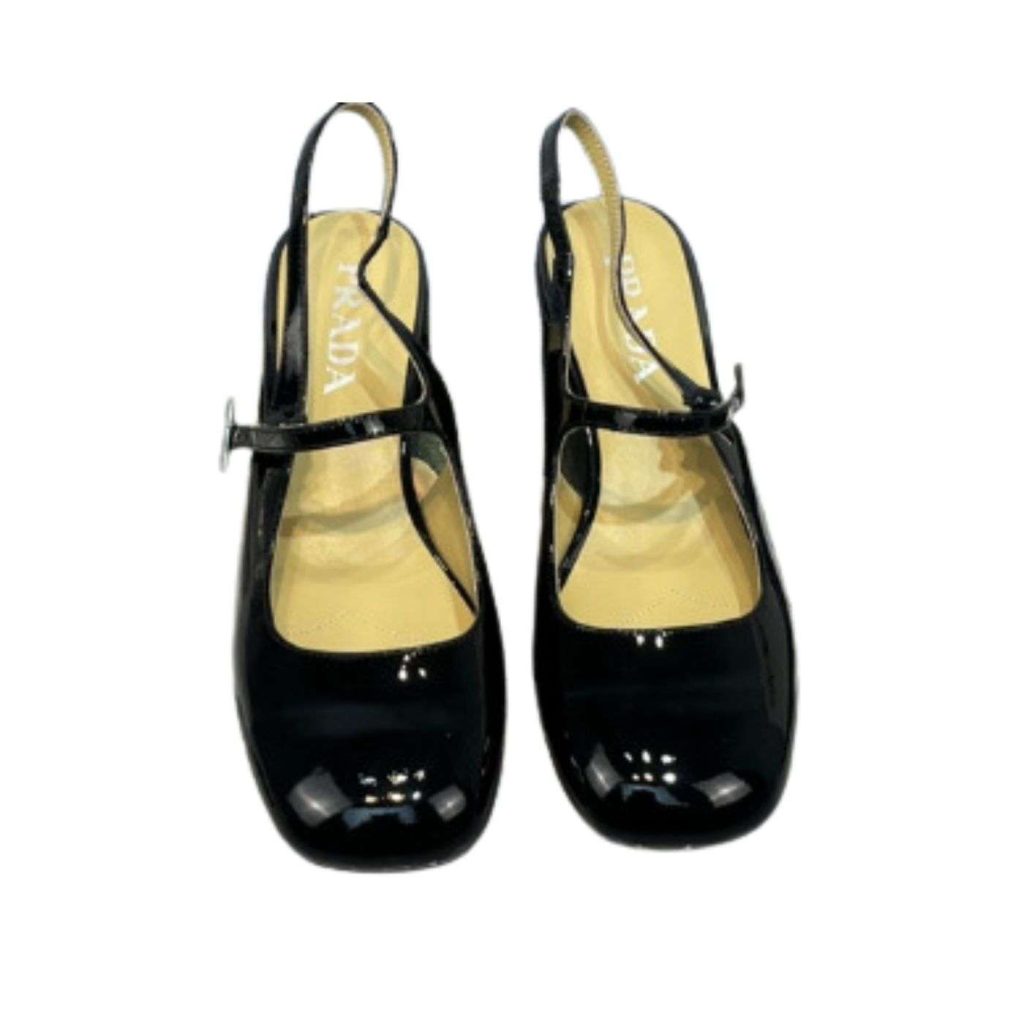 Prada Slingback Exull Pumps Black For Women