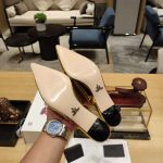 Prada Slingback Spike Pumps Gold For Women