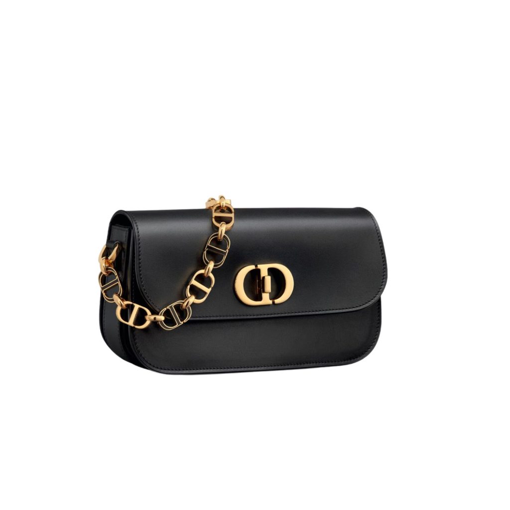 Christian Dior Small 30 Montaigne Avenue Black Bag For Women M9261UMOA_M900 – 7 Inches/ 18 Cm