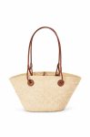 Loewe Small Anagram Basket Bag Beige For Women 15 Inches/ 38 Cm A223P65X01