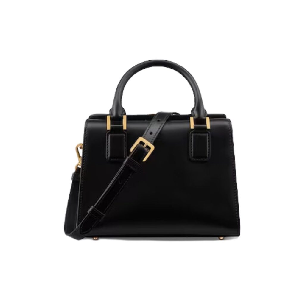 Christian Dior Small Boston Bag Black For Women M8671UBEQ_M900- 8 Inches/ 20 Cm