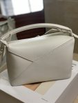 Small Puzzle Bag White/Yellow/Green Khaki/Pink For Women 9.4in / 24cm A510S21X88