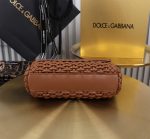 Dolce & Gabbana Small Sicily Handbag Brown For Women 7.5in/19cm