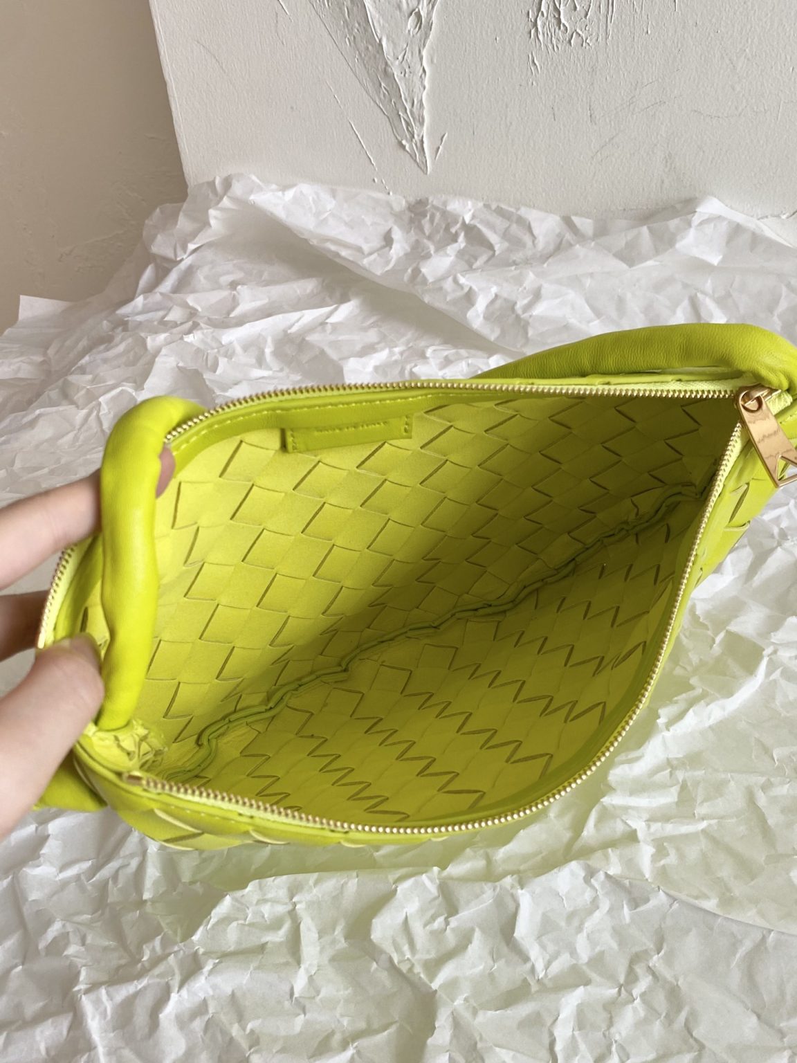 Small Turn Pouch Green/Yellow For Women‎ 11.4in/29cm 701023V1W513722