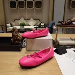 Prada Soft Padded Nappa Ballerinas Pink For Women