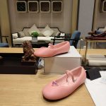 Prada Soft Padded Nappa Ballerinas Light Pink For Women