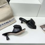 Prada Soft Padded Nappa Sandals Black For Women