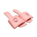 Prada Soft Padded Nappa Slides Light Pink For Women