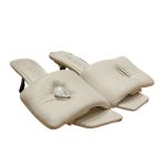 Prada Soft Padded Nappa Slides White For Women