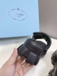 Prada Soft Padded Slides Black For Women