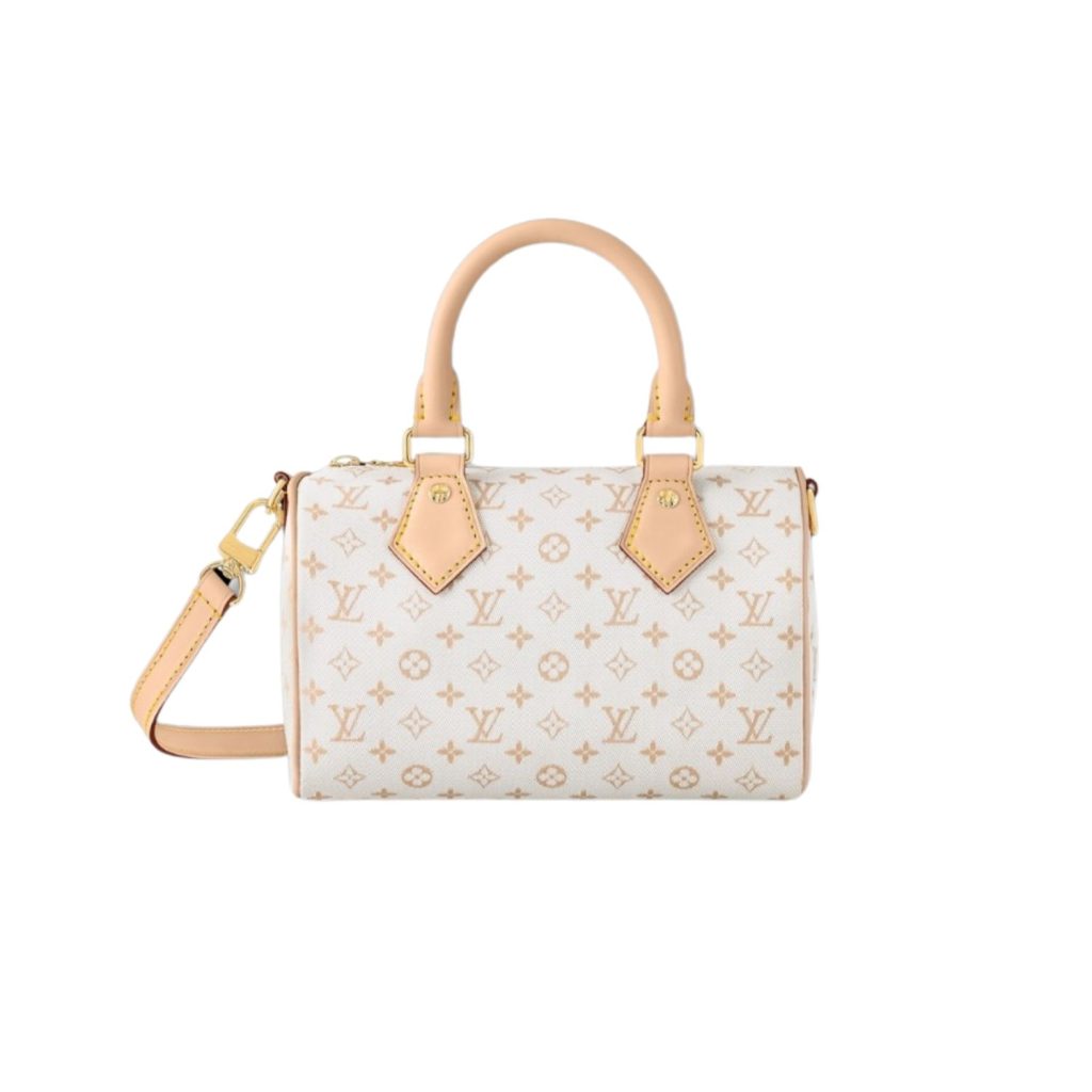 Louis Vuitton Speedy Bandoulière 20 Beige For Women M12747