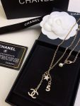 Star Double C Tassel Necklace Gold For Women