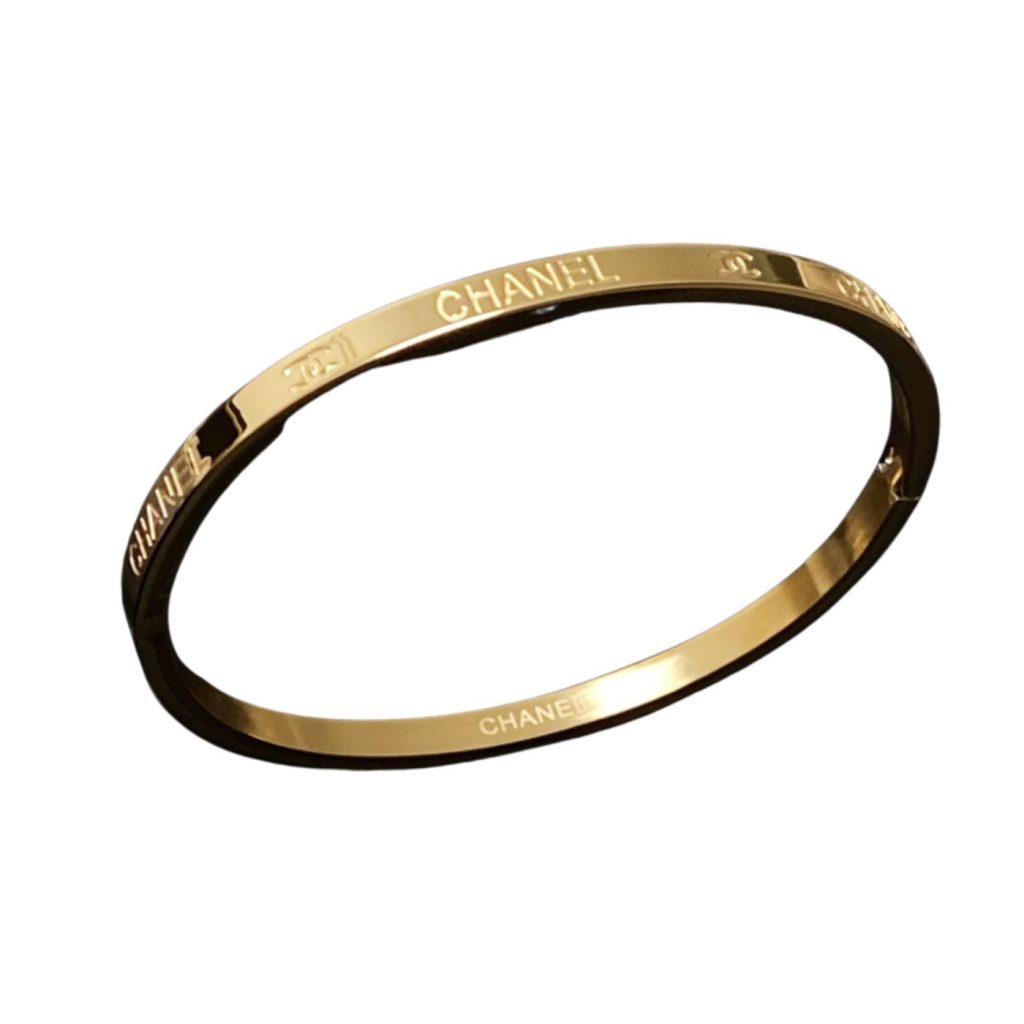 Chanel Strap Bracelet Gold For Women