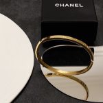 Chanel Strap Bracelet Gold For Women