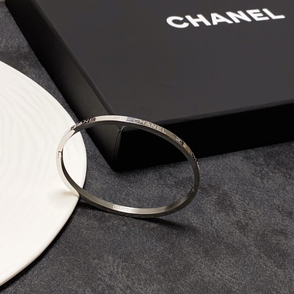 Chanel Strap Bracelet Silver For Women