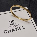 Chanel Strap Bracelet Gold For Women