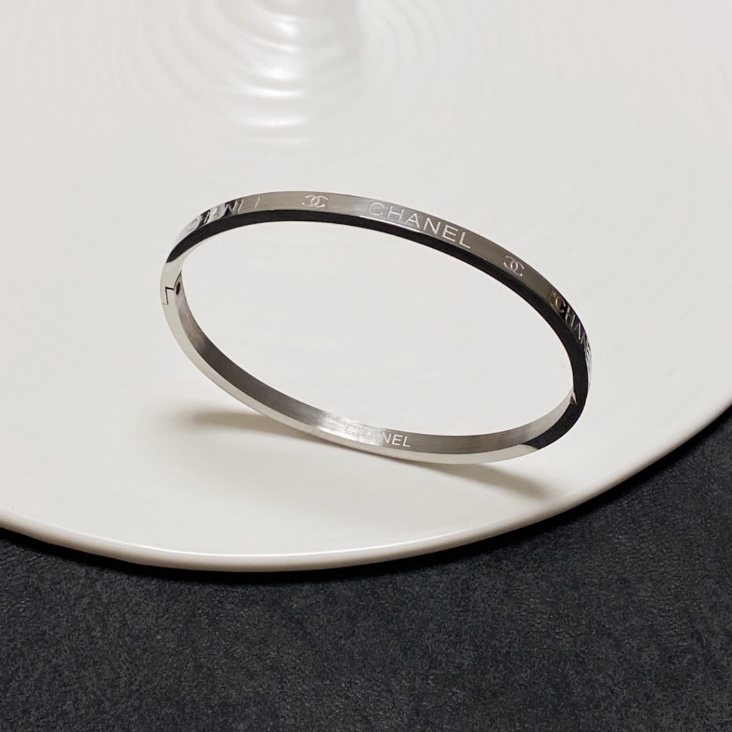 Chanel Strap Bracelet Silver For Women