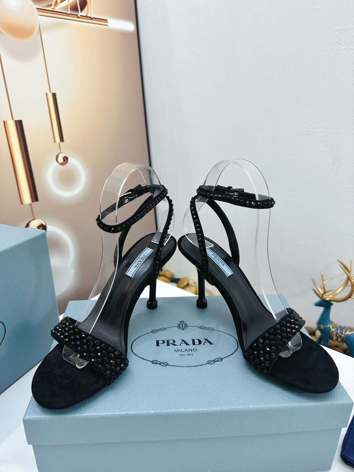 Prada Strap Pumps Black For Women