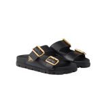 Prada Strap Slides Black For Women 1XX692_3LEM_F0002_F_020