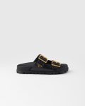 Prada Strap Slides Black For Women 1XX692_3LEM_F0002_F_020